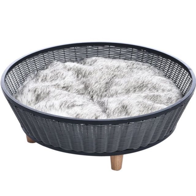 Fashion Rattan Pet Bed (1)