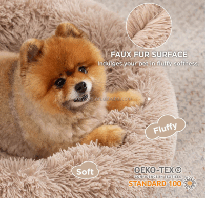 donut pet bed for small dogs