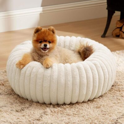 All seasons donut dog bed for dogs