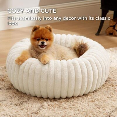 All seasons donut dog bed for dogs