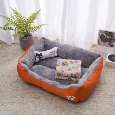 Luxury waterproof dog and cat kennel bed