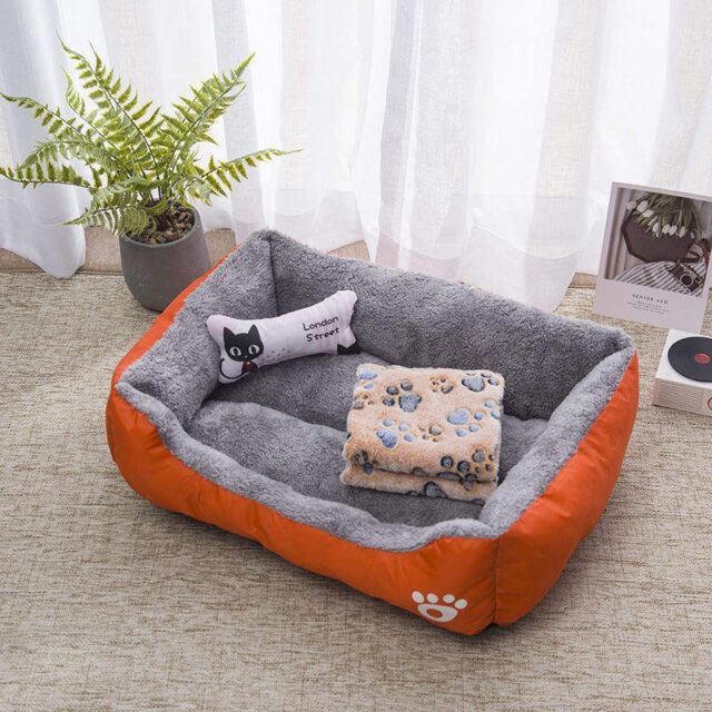 Luxury waterproof dog and cat kennel bed