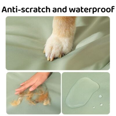 bolster dog bed with washable Oxford fabric