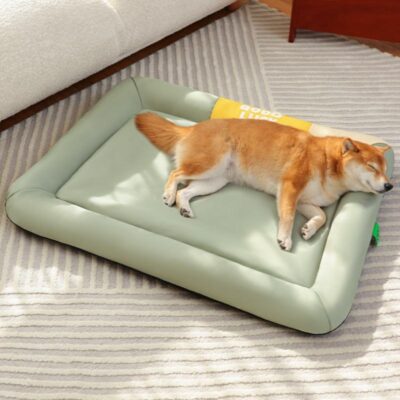 bolster dog bed with washable Oxford fabric