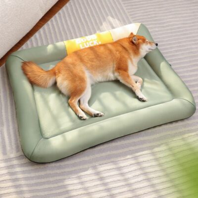 bolster dog bed with washable Oxford fabric