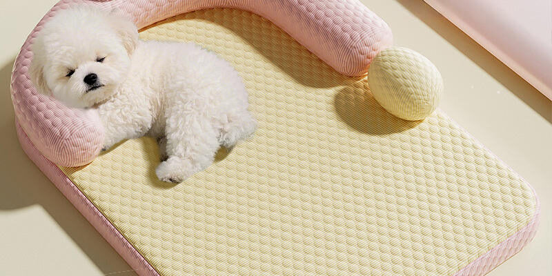 cooling dog bed with washable cover