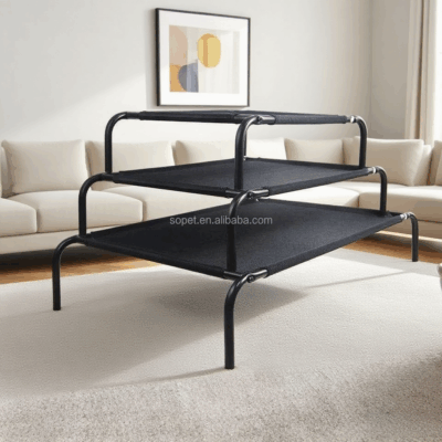 Cooling raised elevated dog bed