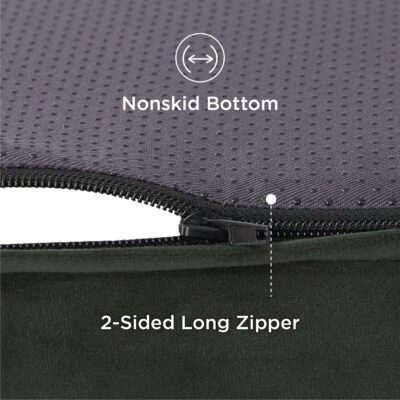 Custom orthopedic bolster dog bed