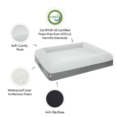 Custom washable orthopedic dog bed