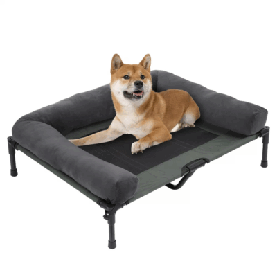 detachable padded bolster for large dogs