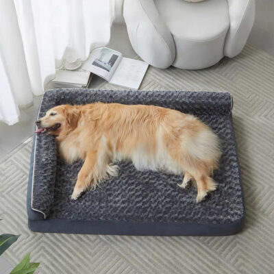 Large waterproof sofa dog bed