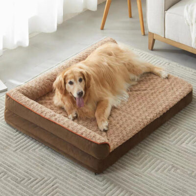 Large waterproof sofa dog bed