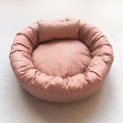 In stock donut dog bed