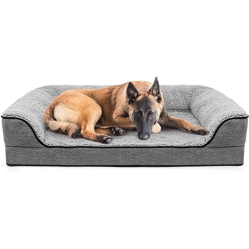 Large orthopedic memory foam pet bed