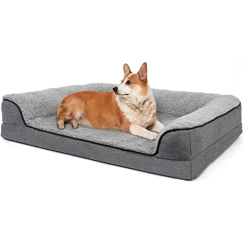 Large orthopedic memory foam pet bed