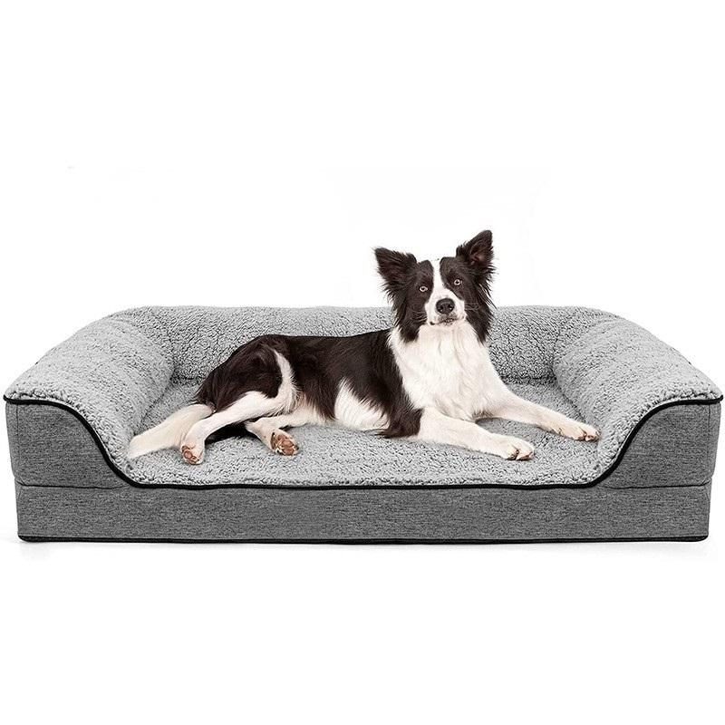 Large orthopedic memory foam pet bed