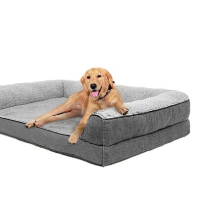 Large orthopedic memory foam pet bed