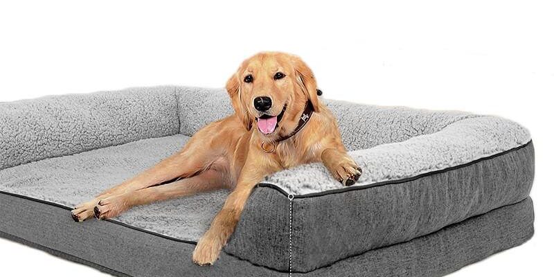Large orthopedic memory foam pet bed