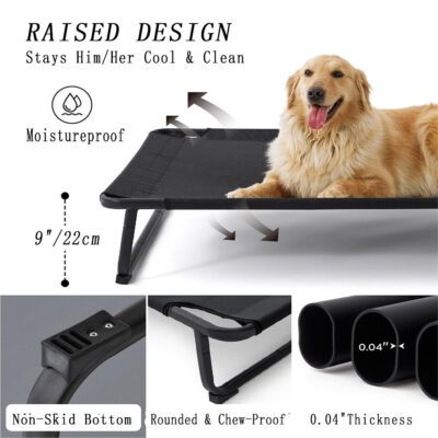mesh dog bed for indoor and outdoor