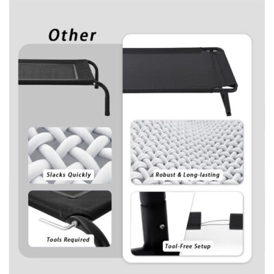 mesh dog bed for indoor and outdoor