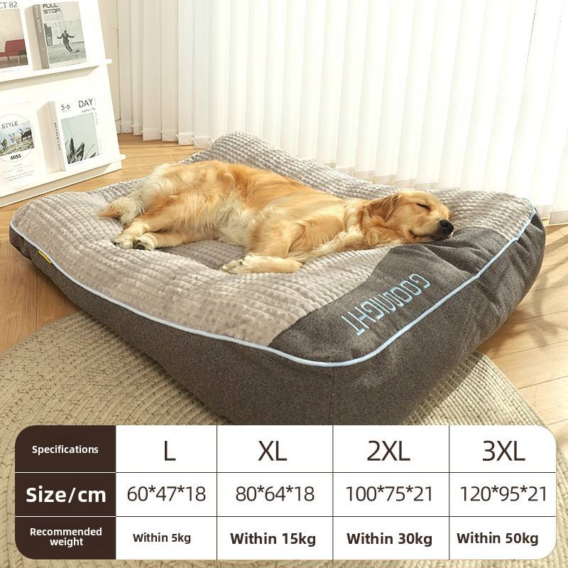 Luxury orthopedic memory foam dog bed
