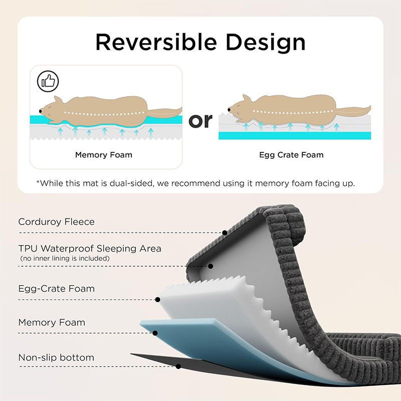 rthopedic dog sofa bed for winter