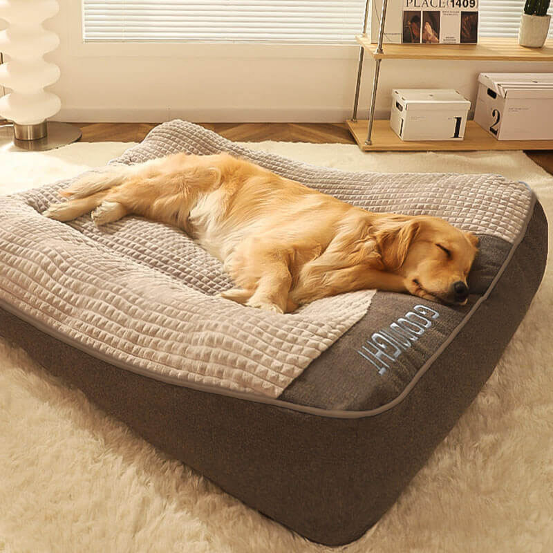 Thick orthopedic dog cushion bed
