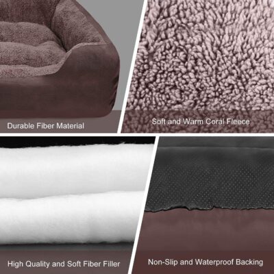 Washable orthopedic dog bed