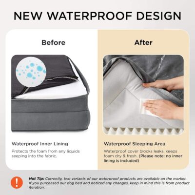 XL orthopedic memory foam dog bed