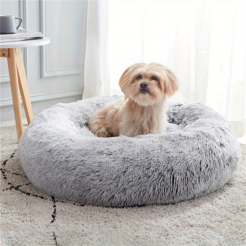 donut cuddler bed for dogs