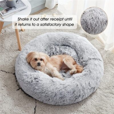 donut cuddler bed for dogs