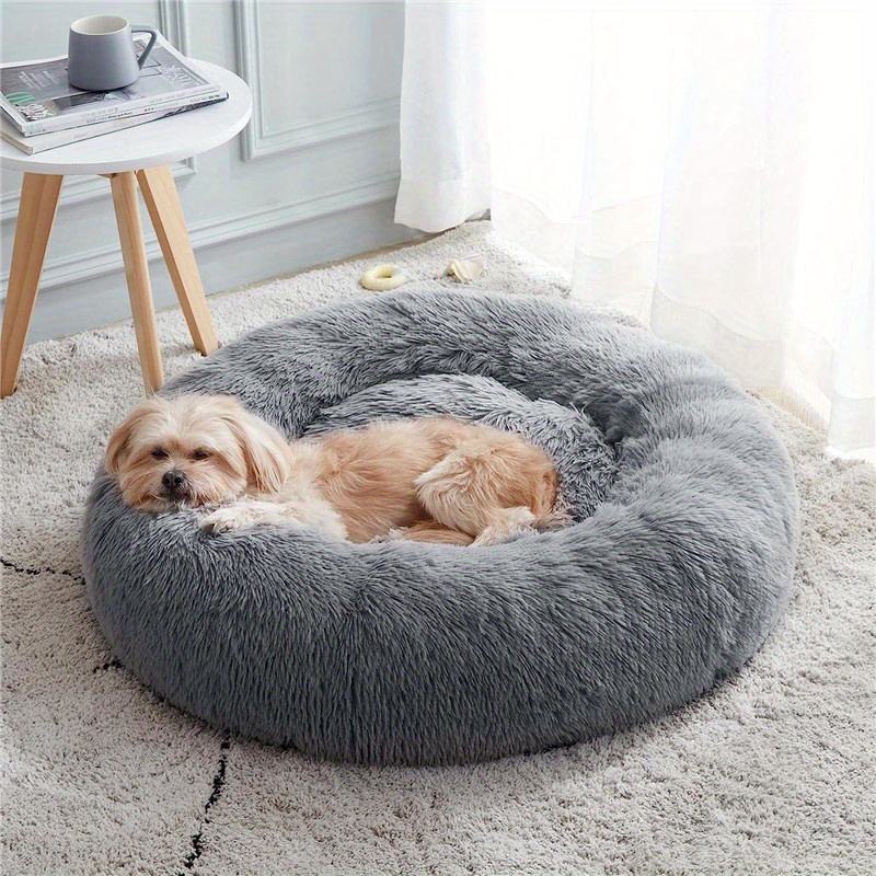 donut cuddler bed for dogs