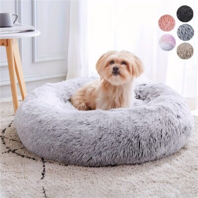 donut cuddler bed for dogs