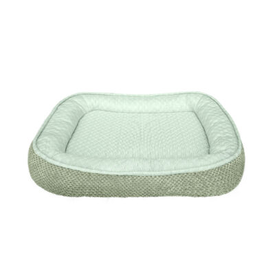 Cooling pet bed mat with ice fabric for dogs