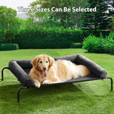 U-shape elevated cooling dog bed