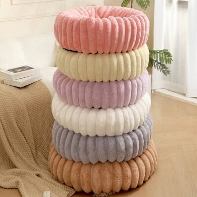 Wholesale fluffy donut pet bed