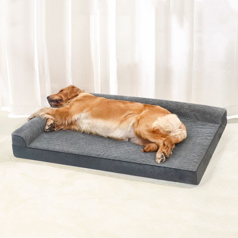 orthopedic cooling memory foam dog bed mat