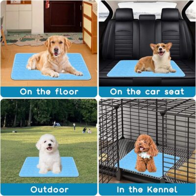 ice silk dog cooling mat for pets