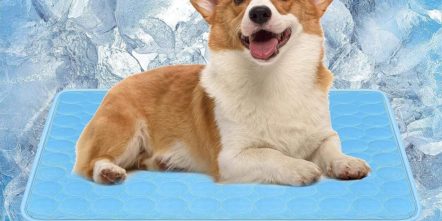 ice silk dog cooling mat for pets
