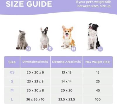 Calming orthopedic donut dog and cat bed