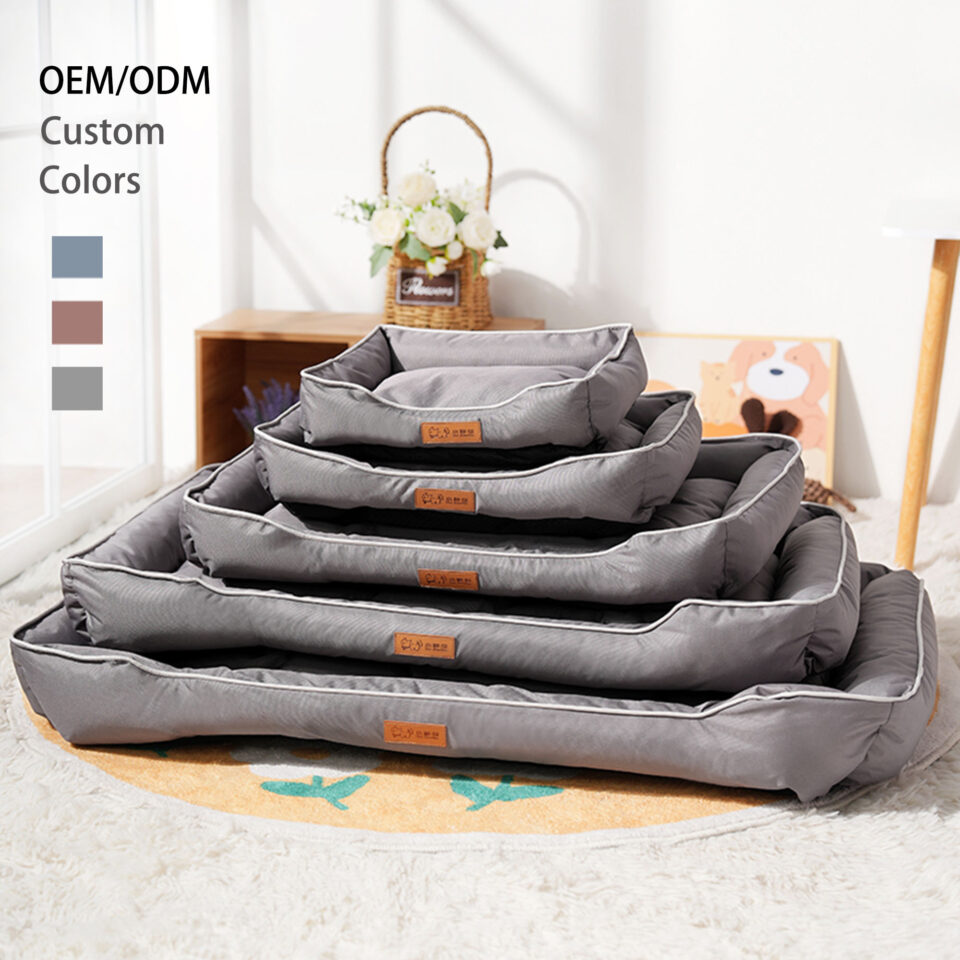 Oxford cloth waterproof dog bed