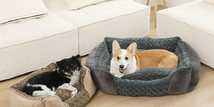 Luxury cave winter warm dog bed
