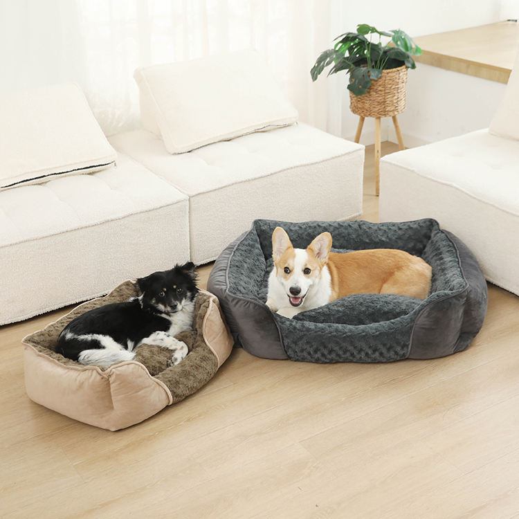 Luxury cave winter warm dog bed