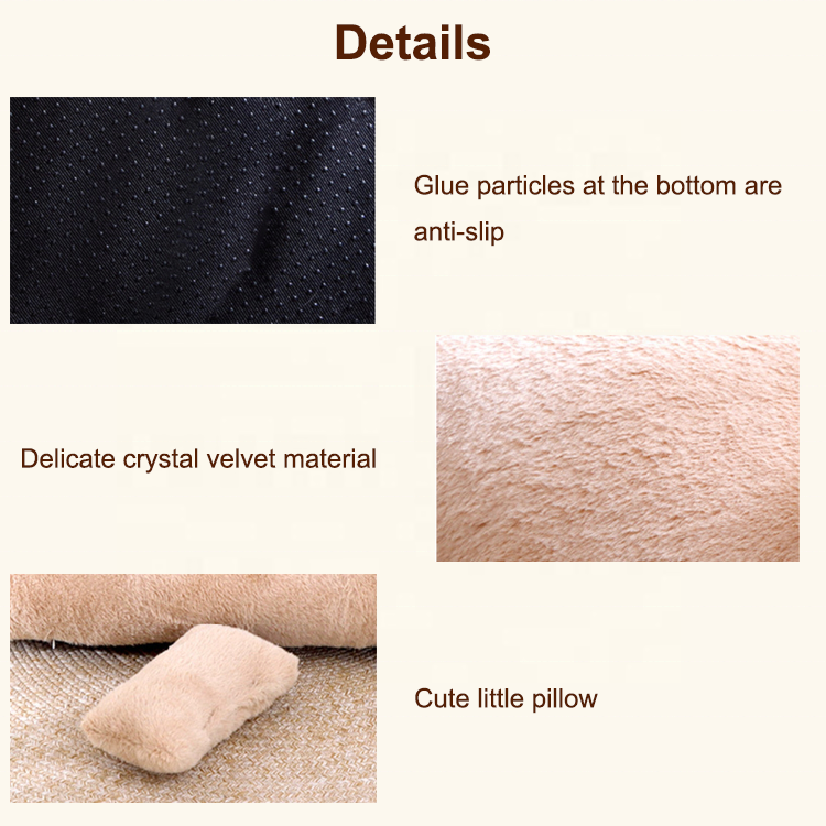 Factory luxury orthopedic dog sofa bed