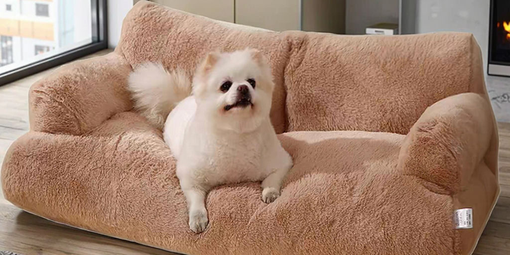 Factory luxury orthopedic dog sofa bed
