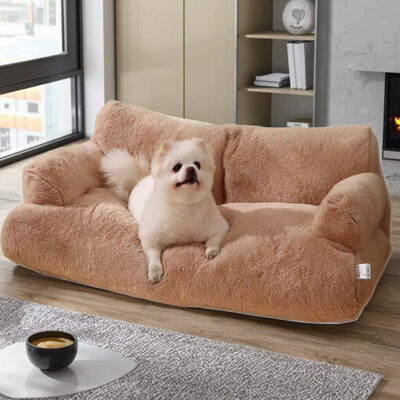 Factory luxury orthopedic dog sofa bed