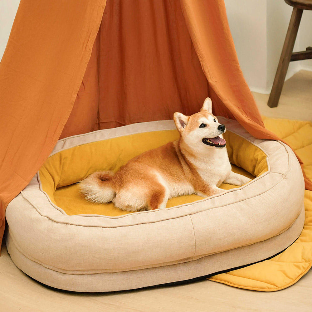 memory foam donut dog bed wholesale
