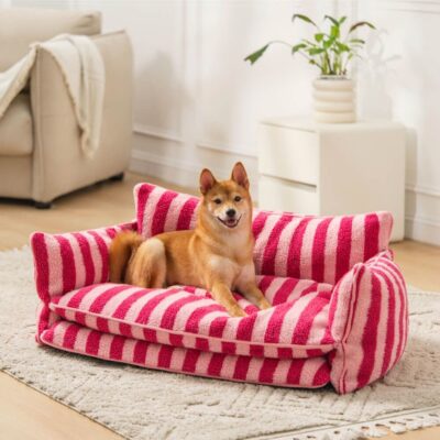 lambswool orthopedic dog sofa bed