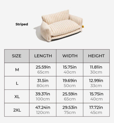 lambswool orthopedic dog sofa bed