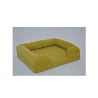 PETRA bolster dog bed with suede cover